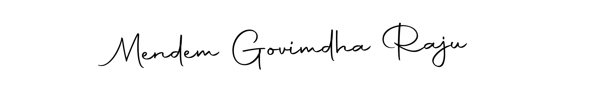 Here are the top 10 professional signature styles for the name Mendem Govimdha Raju. These are the best autograph styles you can use for your name. Mendem Govimdha Raju signature style 10 images and pictures png
