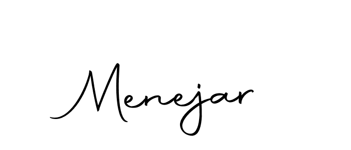 How to Draw Menejar signature style? Autography-DOLnW is a latest design signature styles for name Menejar. Menejar signature style 10 images and pictures png