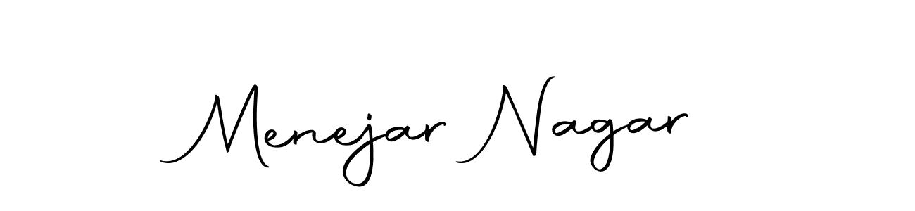 Make a beautiful signature design for name Menejar Nagar. With this signature (Autography-DOLnW) style, you can create a handwritten signature for free. Menejar Nagar signature style 10 images and pictures png