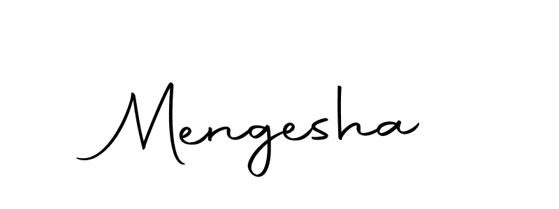 Use a signature maker to create a handwritten signature online. With this signature software, you can design (Autography-DOLnW) your own signature for name Mengesha. Mengesha signature style 10 images and pictures png