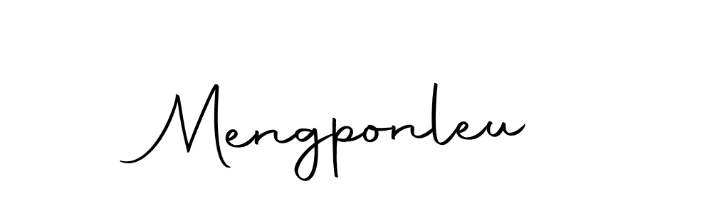 Create a beautiful signature design for name Mengponleu. With this signature (Autography-DOLnW) fonts, you can make a handwritten signature for free. Mengponleu signature style 10 images and pictures png