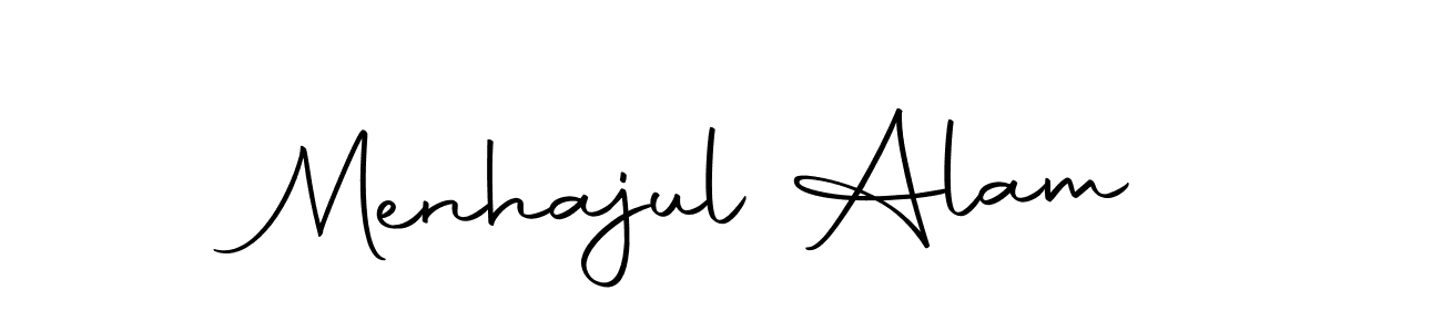 Create a beautiful signature design for name Menhajul Alam. With this signature (Autography-DOLnW) fonts, you can make a handwritten signature for free. Menhajul Alam signature style 10 images and pictures png