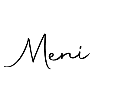 How to make Meni name signature. Use Autography-DOLnW style for creating short signs online. This is the latest handwritten sign. Meni signature style 10 images and pictures png