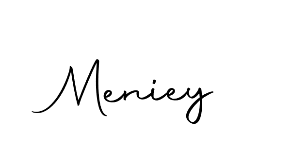 Similarly Autography-DOLnW is the best handwritten signature design. Signature creator online .You can use it as an online autograph creator for name Meniey. Meniey signature style 10 images and pictures png