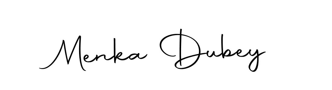 if you are searching for the best signature style for your name Menka Dubey. so please give up your signature search. here we have designed multiple signature styles  using Autography-DOLnW. Menka Dubey signature style 10 images and pictures png