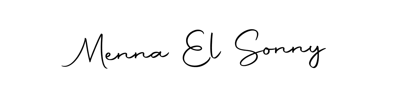 Make a beautiful signature design for name Menna El Sonny. Use this online signature maker to create a handwritten signature for free. Menna El Sonny signature style 10 images and pictures png