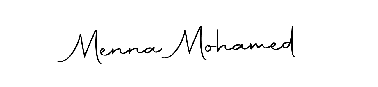 How to Draw Menna Mohamed signature style? Autography-DOLnW is a latest design signature styles for name Menna Mohamed. Menna Mohamed signature style 10 images and pictures png