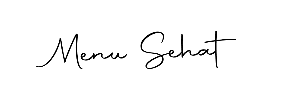 You should practise on your own different ways (Autography-DOLnW) to write your name (Menu Sehat) in signature. don't let someone else do it for you. Menu Sehat signature style 10 images and pictures png