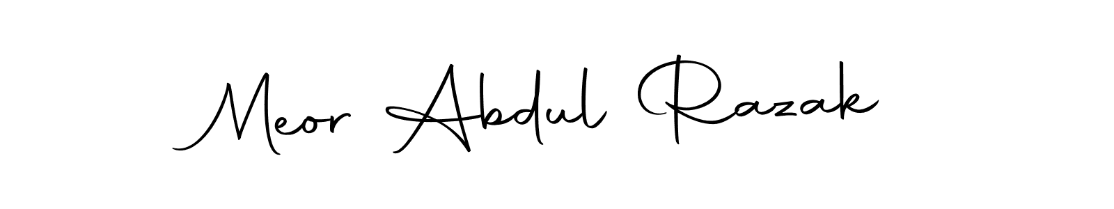 This is the best signature style for the Meor Abdul Razak name. Also you like these signature font (Autography-DOLnW). Mix name signature. Meor Abdul Razak signature style 10 images and pictures png