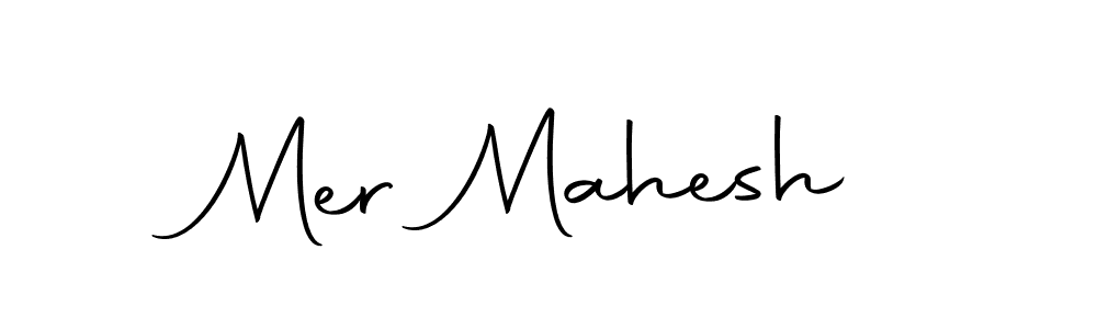 How to make Mer Mahesh name signature. Use Autography-DOLnW style for creating short signs online. This is the latest handwritten sign. Mer Mahesh signature style 10 images and pictures png