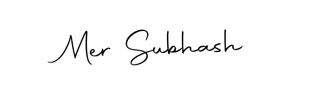 Make a beautiful signature design for name Mer Subhash. Use this online signature maker to create a handwritten signature for free. Mer Subhash signature style 10 images and pictures png