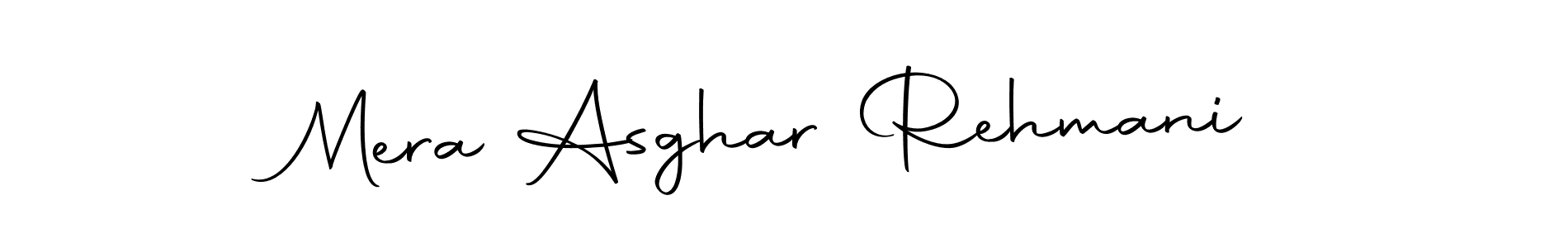 How to make Mera Asghar Rehmani signature? Autography-DOLnW is a professional autograph style. Create handwritten signature for Mera Asghar Rehmani name. Mera Asghar Rehmani signature style 10 images and pictures png