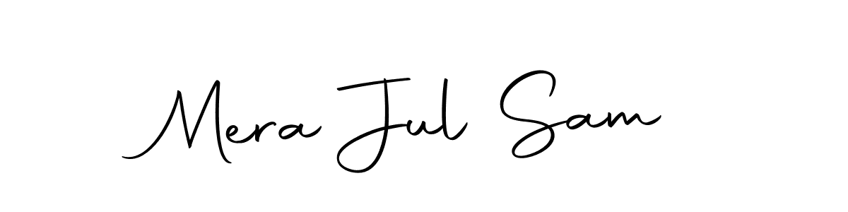 Make a beautiful signature design for name Mera Jul Sam. With this signature (Autography-DOLnW) style, you can create a handwritten signature for free. Mera Jul Sam signature style 10 images and pictures png