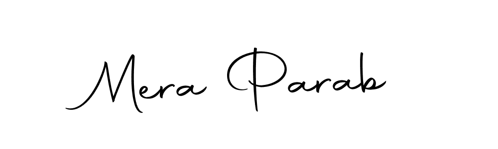 You can use this online signature creator to create a handwritten signature for the name Mera Parab. This is the best online autograph maker. Mera Parab signature style 10 images and pictures png