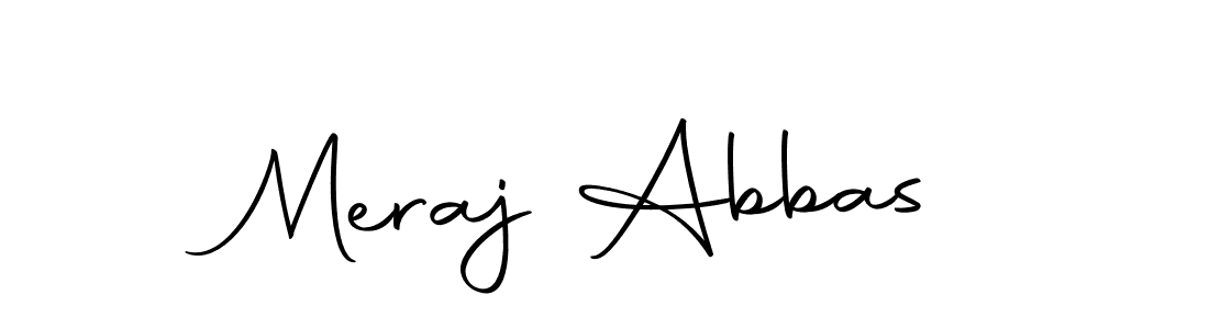 Meraj Abbas stylish signature style. Best Handwritten Sign (Autography-DOLnW) for my name. Handwritten Signature Collection Ideas for my name Meraj Abbas. Meraj Abbas signature style 10 images and pictures png