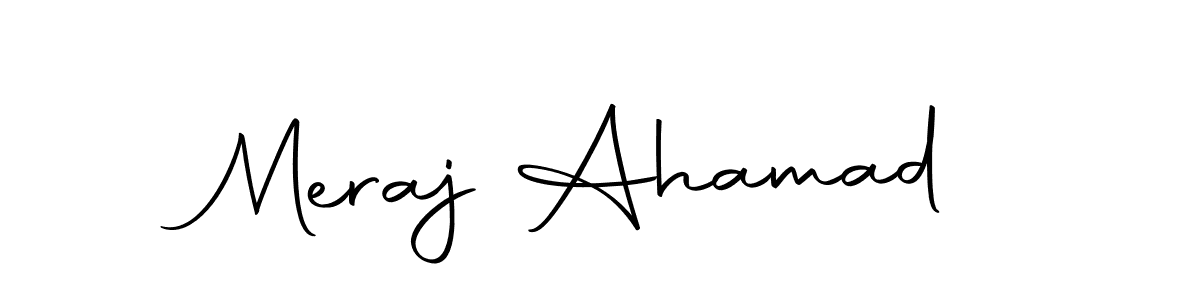 You should practise on your own different ways (Autography-DOLnW) to write your name (Meraj Ahamad) in signature. don't let someone else do it for you. Meraj Ahamad signature style 10 images and pictures png