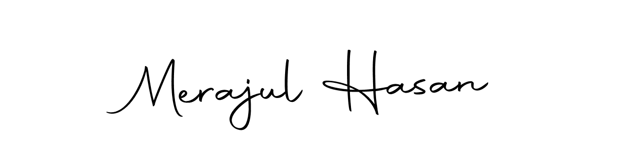 How to make Merajul Hasan name signature. Use Autography-DOLnW style for creating short signs online. This is the latest handwritten sign. Merajul Hasan signature style 10 images and pictures png