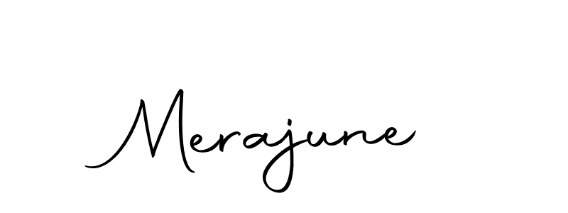 Merajune stylish signature style. Best Handwritten Sign (Autography-DOLnW) for my name. Handwritten Signature Collection Ideas for my name Merajune. Merajune signature style 10 images and pictures png