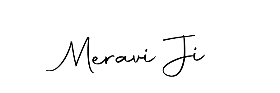 Create a beautiful signature design for name Meravi Ji. With this signature (Autography-DOLnW) fonts, you can make a handwritten signature for free. Meravi Ji signature style 10 images and pictures png