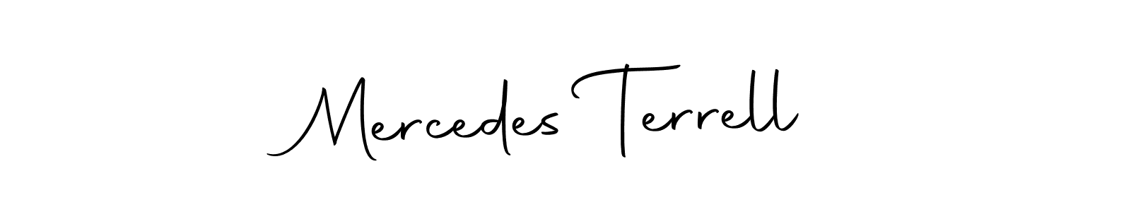 Use a signature maker to create a handwritten signature online. With this signature software, you can design (Autography-DOLnW) your own signature for name Mercedes Terrell. Mercedes Terrell signature style 10 images and pictures png