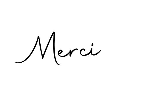 Create a beautiful signature design for name Merci. With this signature (Autography-DOLnW) fonts, you can make a handwritten signature for free. Merci signature style 10 images and pictures png