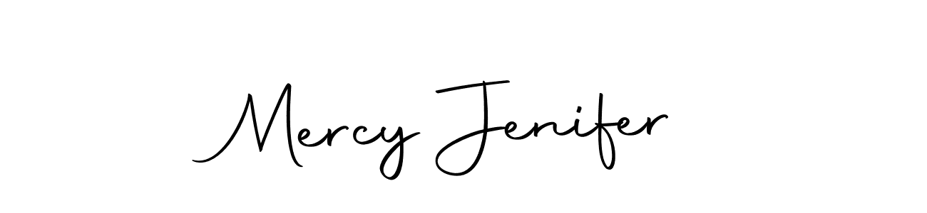 How to make Mercy Jenifer signature? Autography-DOLnW is a professional autograph style. Create handwritten signature for Mercy Jenifer name. Mercy Jenifer signature style 10 images and pictures png