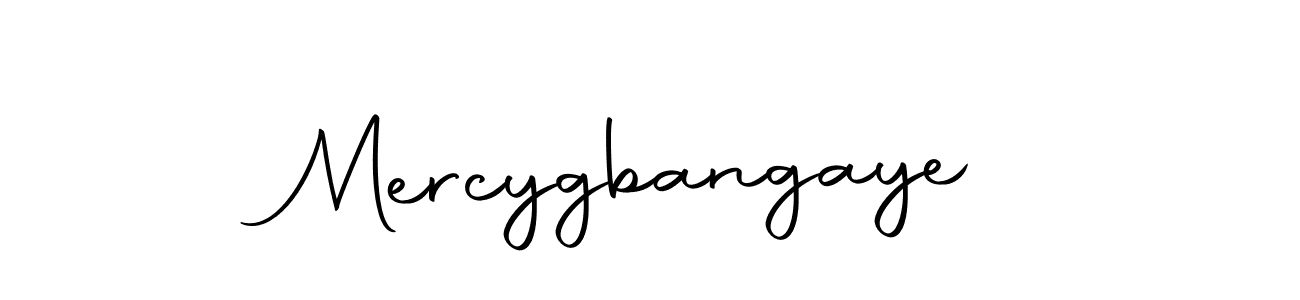 Use a signature maker to create a handwritten signature online. With this signature software, you can design (Autography-DOLnW) your own signature for name Mercygbangaye. Mercygbangaye signature style 10 images and pictures png