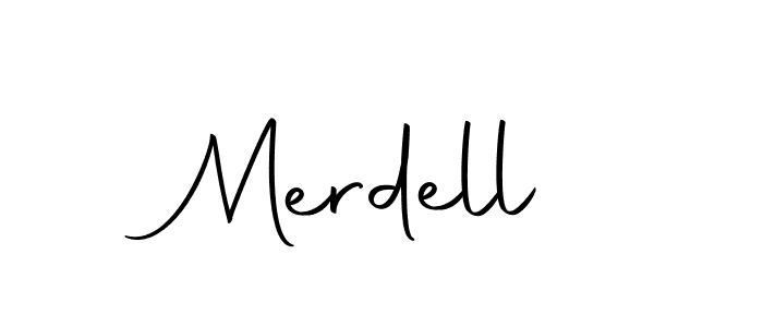 Merdell stylish signature style. Best Handwritten Sign (Autography-DOLnW) for my name. Handwritten Signature Collection Ideas for my name Merdell. Merdell signature style 10 images and pictures png