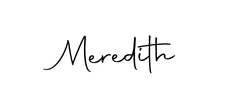 Also we have Meredith name is the best signature style. Create professional handwritten signature collection using Autography-DOLnW autograph style. Meredith signature style 10 images and pictures png
