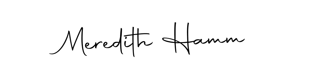 Also we have Meredith Hamm name is the best signature style. Create professional handwritten signature collection using Autography-DOLnW autograph style. Meredith Hamm signature style 10 images and pictures png