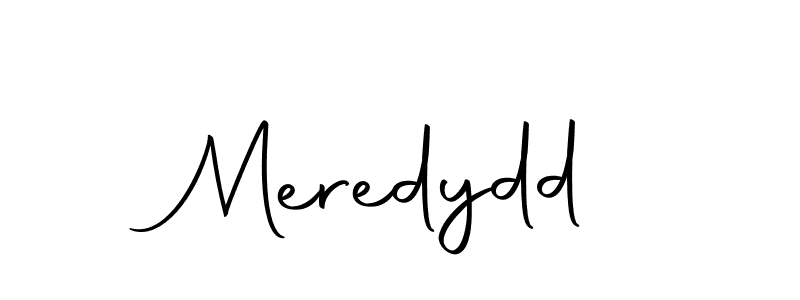 Make a beautiful signature design for name Meredydd. With this signature (Autography-DOLnW) style, you can create a handwritten signature for free. Meredydd signature style 10 images and pictures png