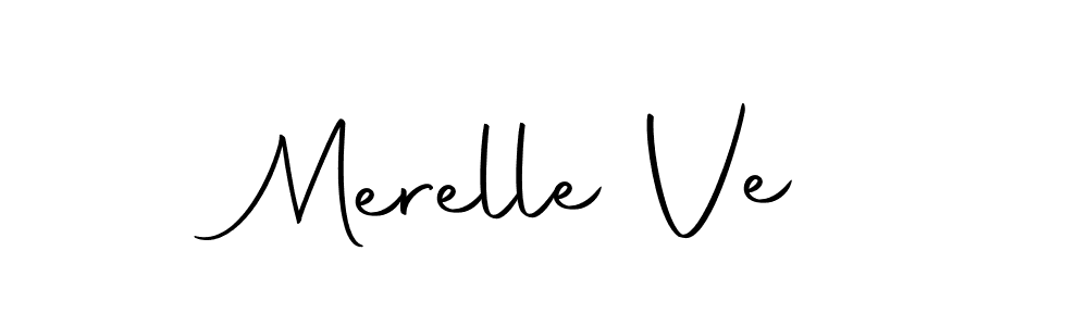 It looks lik you need a new signature style for name Merelle Ve. Design unique handwritten (Autography-DOLnW) signature with our free signature maker in just a few clicks. Merelle Ve signature style 10 images and pictures png