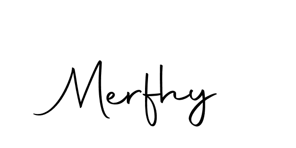 Make a beautiful signature design for name Merfhy. Use this online signature maker to create a handwritten signature for free. Merfhy signature style 10 images and pictures png