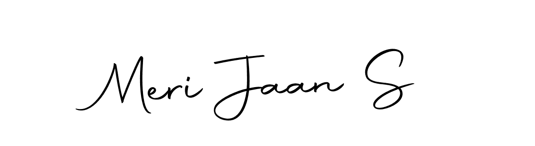 Meri Jaan S stylish signature style. Best Handwritten Sign (Autography-DOLnW) for my name. Handwritten Signature Collection Ideas for my name Meri Jaan S. Meri Jaan S signature style 10 images and pictures png