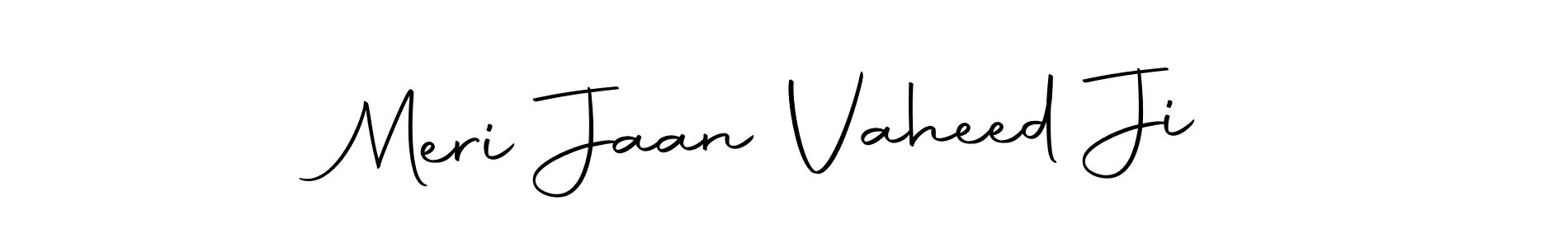 Autography-DOLnW is a professional signature style that is perfect for those who want to add a touch of class to their signature. It is also a great choice for those who want to make their signature more unique. Get Meri Jaan Vaheed Ji name to fancy signature for free. Meri Jaan Vaheed Ji signature style 10 images and pictures png