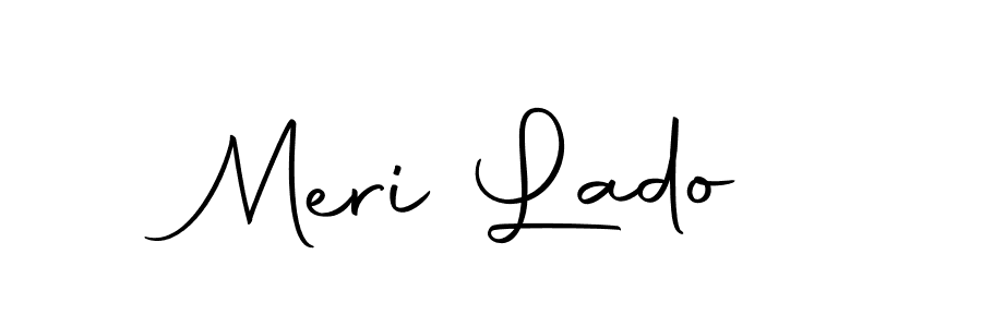Use a signature maker to create a handwritten signature online. With this signature software, you can design (Autography-DOLnW) your own signature for name Meri Lado. Meri Lado signature style 10 images and pictures png