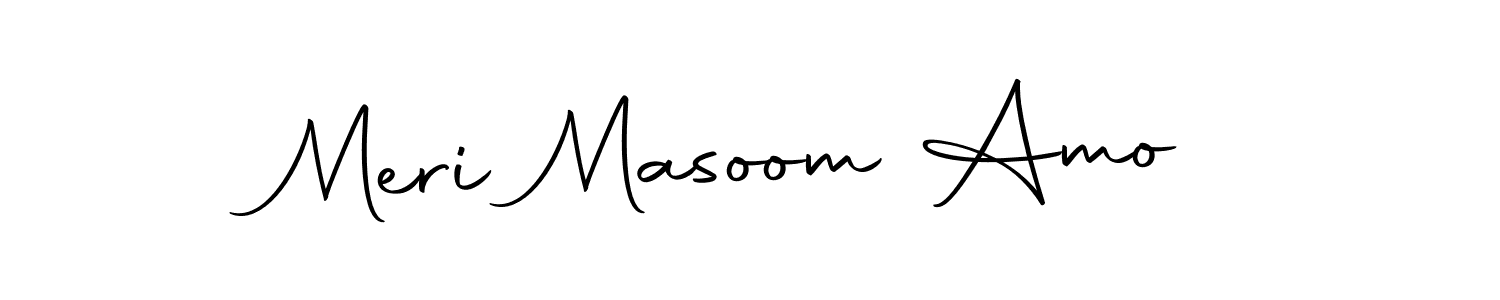 How to Draw Meri Masoom Amo signature style? Autography-DOLnW is a latest design signature styles for name Meri Masoom Amo. Meri Masoom Amo signature style 10 images and pictures png