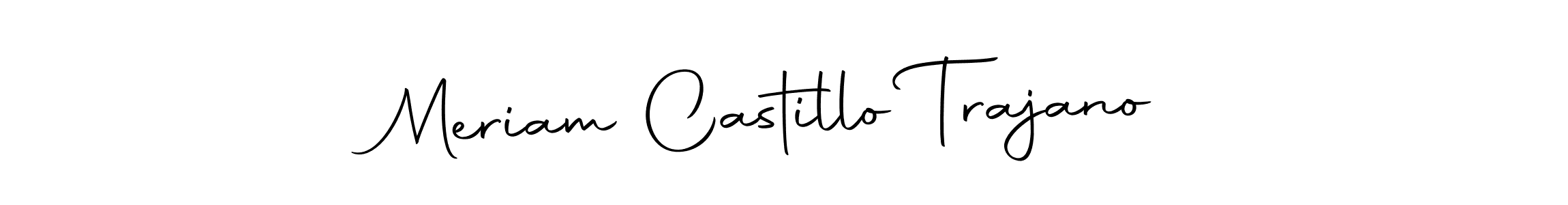 if you are searching for the best signature style for your name Meriam Castillo Trajano. so please give up your signature search. here we have designed multiple signature styles  using Autography-DOLnW. Meriam Castillo Trajano signature style 10 images and pictures png