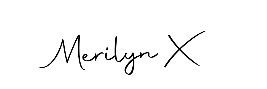 The best way (Autography-DOLnW) to make a short signature is to pick only two or three words in your name. The name Merilyn X include a total of six letters. For converting this name. Merilyn X signature style 10 images and pictures png