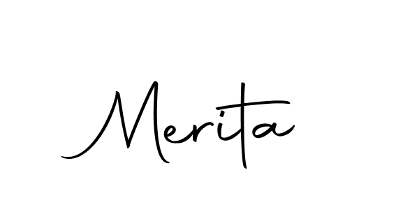 Also we have Merita name is the best signature style. Create professional handwritten signature collection using Autography-DOLnW autograph style. Merita signature style 10 images and pictures png