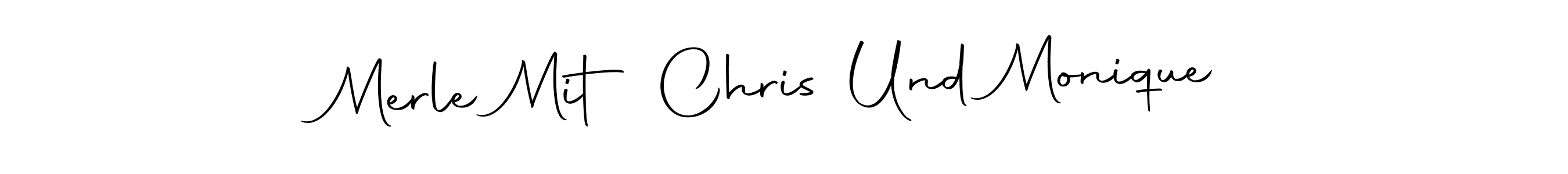 This is the best signature style for the Merle Mit Chris Und Monique name. Also you like these signature font (Autography-DOLnW). Mix name signature. Merle Mit Chris Und Monique signature style 10 images and pictures png