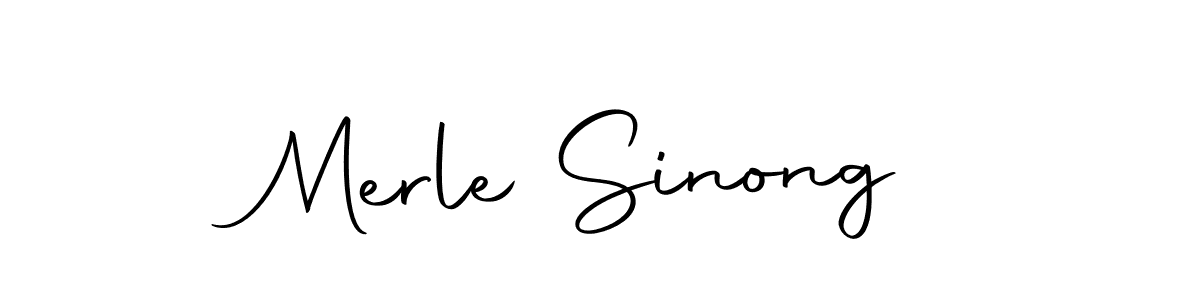if you are searching for the best signature style for your name Merle Sinong. so please give up your signature search. here we have designed multiple signature styles  using Autography-DOLnW. Merle Sinong signature style 10 images and pictures png