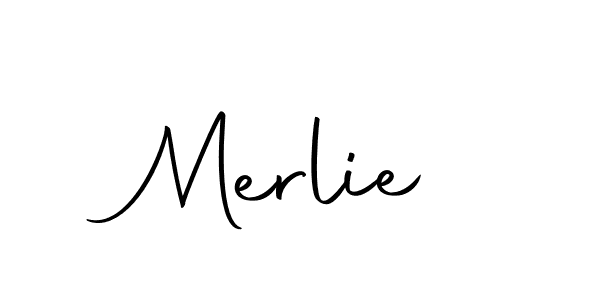 This is the best signature style for the Merlie name. Also you like these signature font (Autography-DOLnW). Mix name signature. Merlie signature style 10 images and pictures png