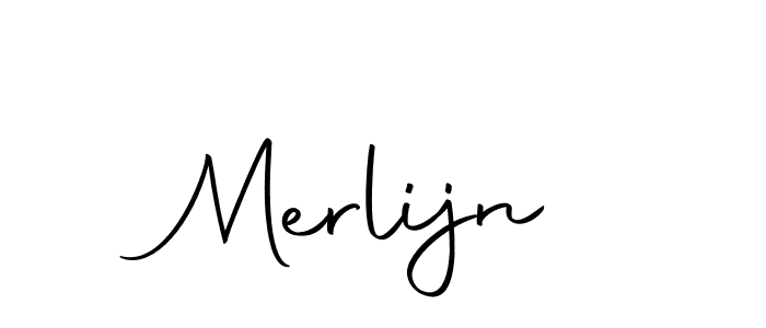 Make a beautiful signature design for name Merlijn. With this signature (Autography-DOLnW) style, you can create a handwritten signature for free. Merlijn signature style 10 images and pictures png