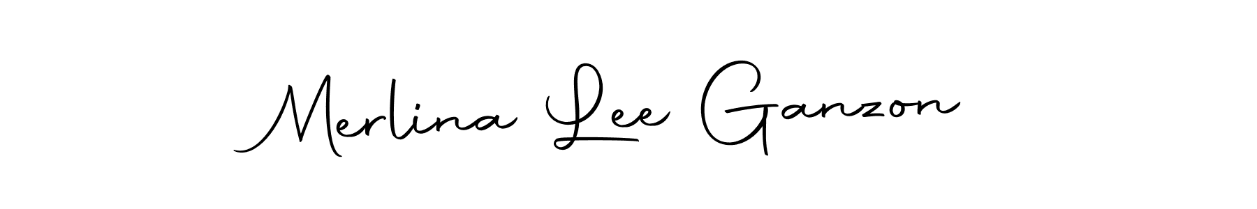 Autography-DOLnW is a professional signature style that is perfect for those who want to add a touch of class to their signature. It is also a great choice for those who want to make their signature more unique. Get Merlina Lee Ganzon name to fancy signature for free. Merlina Lee Ganzon signature style 10 images and pictures png