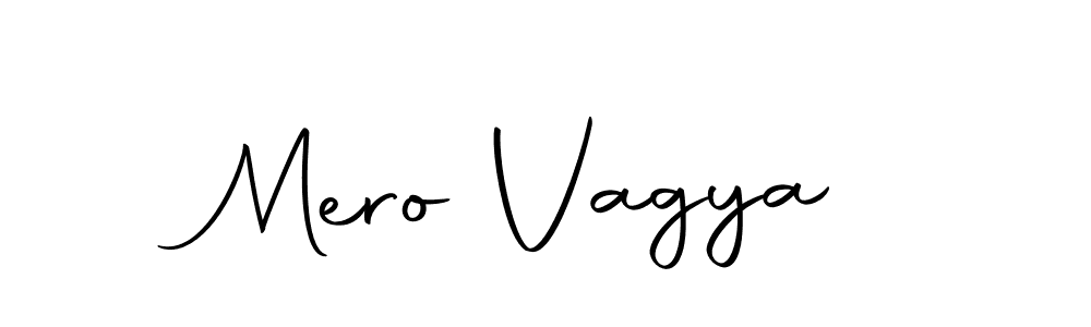 Use a signature maker to create a handwritten signature online. With this signature software, you can design (Autography-DOLnW) your own signature for name Mero Vagya. Mero Vagya signature style 10 images and pictures png