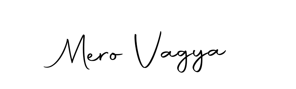 Use a signature maker to create a handwritten signature online. With this signature software, you can design (Autography-DOLnW) your own signature for name Mero Vagya. Mero Vagya signature style 10 images and pictures png