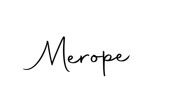 Merope stylish signature style. Best Handwritten Sign (Autography-DOLnW) for my name. Handwritten Signature Collection Ideas for my name Merope. Merope signature style 10 images and pictures png