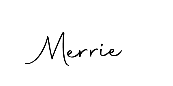 Also we have Merrie name is the best signature style. Create professional handwritten signature collection using Autography-DOLnW autograph style. Merrie signature style 10 images and pictures png