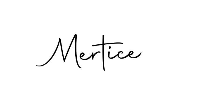 The best way (Autography-DOLnW) to make a short signature is to pick only two or three words in your name. The name Mertice include a total of six letters. For converting this name. Mertice signature style 10 images and pictures png